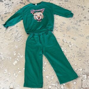 Kids Green Pajama Set